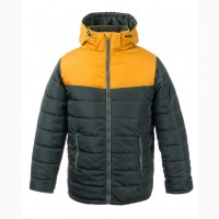 Двухцветная супер модная теплая зимняя куртка для мальчиков 6-16 лет, цвета разные