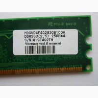 DDR1 256 МБ 333 МГц (PC2700)