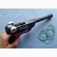 Деревянный пистолет-резинкострел Люгер-парабеллум(ручная работа)