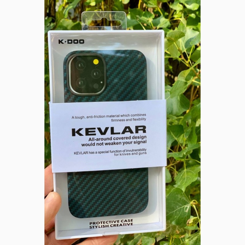 Фото 3. Оригинальный карбоновый Чехол на iPhone K-DOO Kevlar case iPhone 12 / 12 Pro(6.1”) iPhone