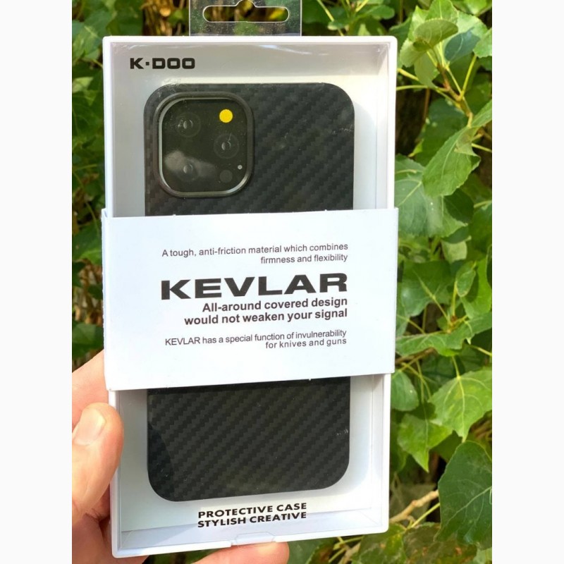 Фото 4. Оригинальный карбоновый Чехол на iPhone K-DOO Kevlar case iPhone 12 / 12 Pro(6.1”) iPhone