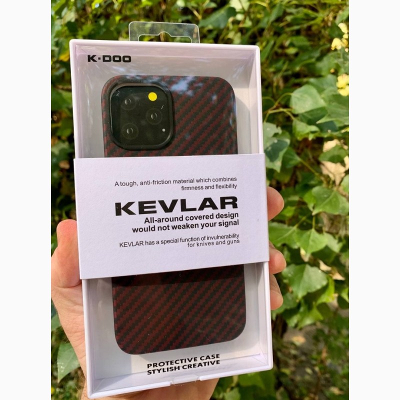 Фото 6. Оригинальный карбоновый Чехол на iPhone K-DOO Kevlar case iPhone 12 / 12 Pro(6.1”) iPhone