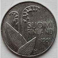 Финляндия 10 пенни 1991 год 182