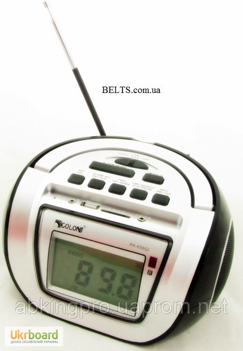 Магнитофон с микрофоном Golon RX-656QI, бумбокс + караоке Галон