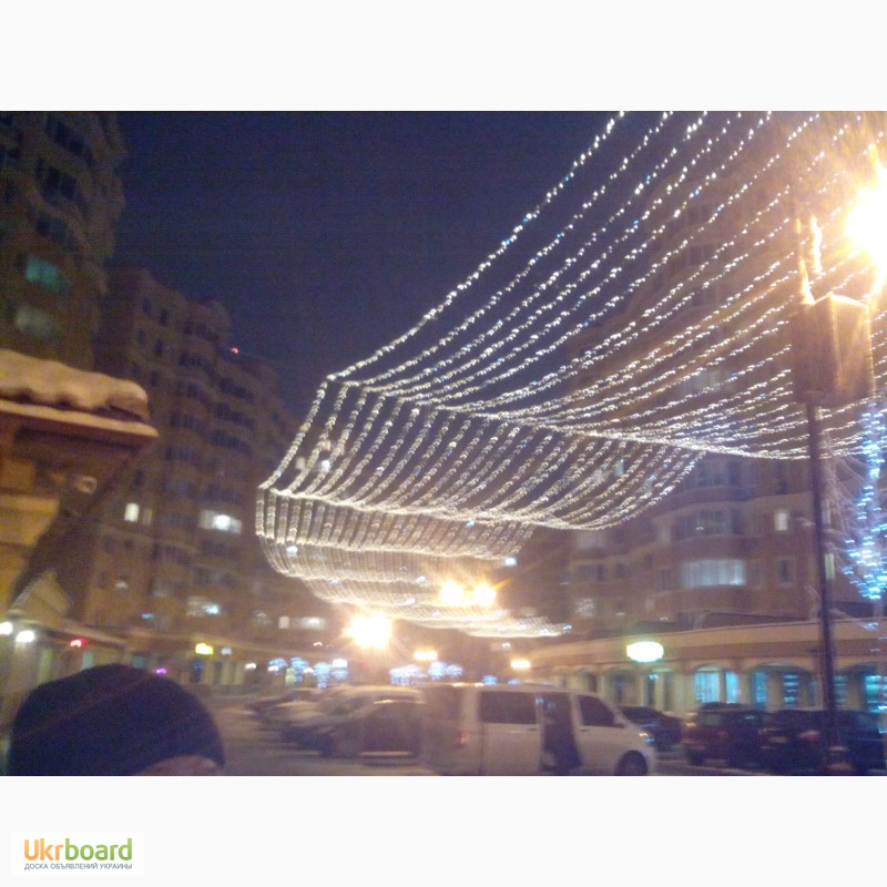 Фото 3. Световая нить(String-Light), светящиеся гирлянды, праздничная подсветка