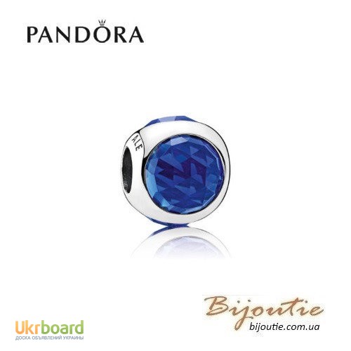 PANDORA шарм ― синяя сверкающая капля 792095NCB