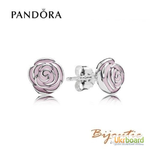Оригинал серьги PANDORA розы ― 290554EN40