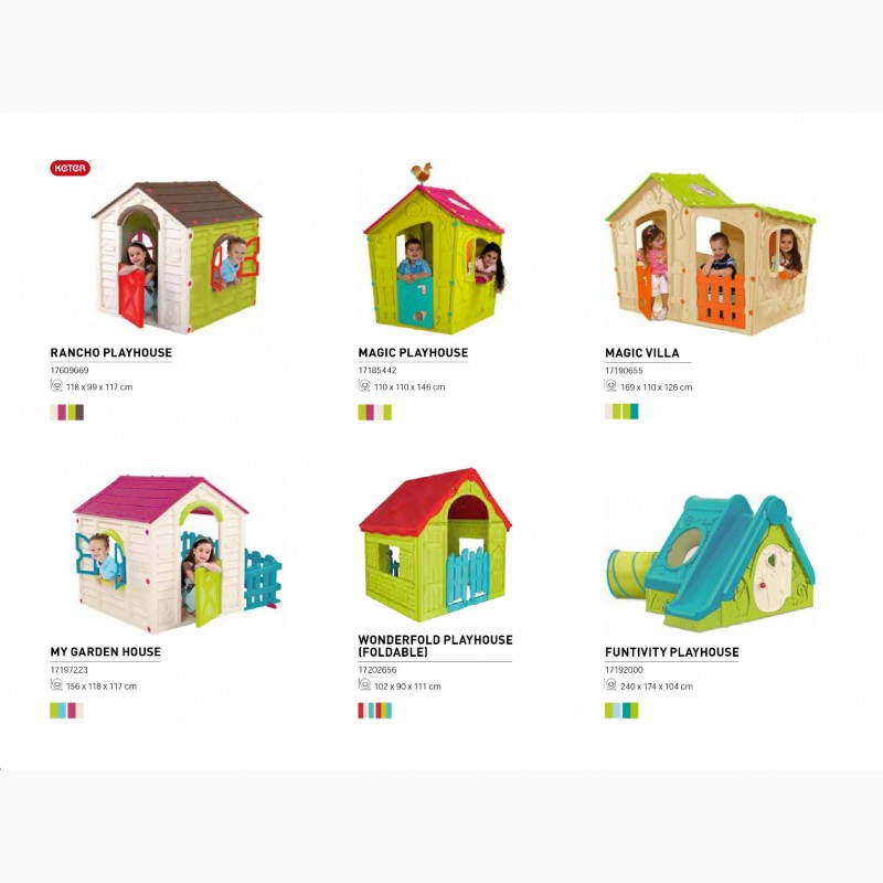 Фото 4. Детские пластиковые игровые домики Allibert, Keter Нидерланды для дома и саду