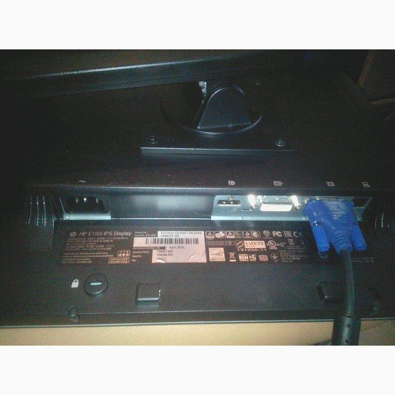 Фото 8. IPS Монитор 19 LED HP EliteDisplay E190i (DVI-D, DisplayPort, VGA, USB)
