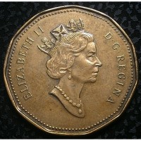 Канада 1 доллар 1990 год