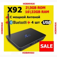 X92 2/16 3/16 3/32GB smart TV BOX полностью Настроена + Bluetooth