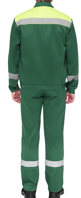Фото 2. Рабочий костюм Мастер люкс, зеленый