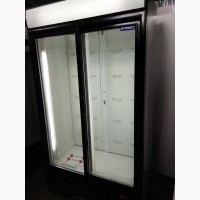 Качество! Холодильный шкаф двухдверный витрина для магазина, до 1400л