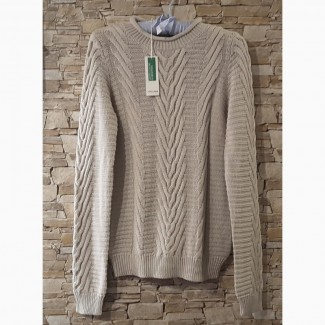 Пуловер, 100 хлопок, united colors of benetton, италия