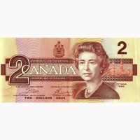 Два канадських долара 1986року