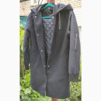 Пальто на дівчинку-підлітка з капюшоном, ріст 165
