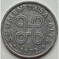 Финляндия 1 пенни 1972 год 172