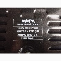 Настільна плита MUPA 1кВт розпродаж