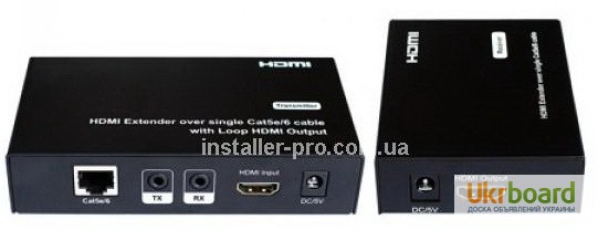 Фото 3. Сплиттер-удлинитель 1х2 HDMI по витой паре САТ5/6 3D 50 м