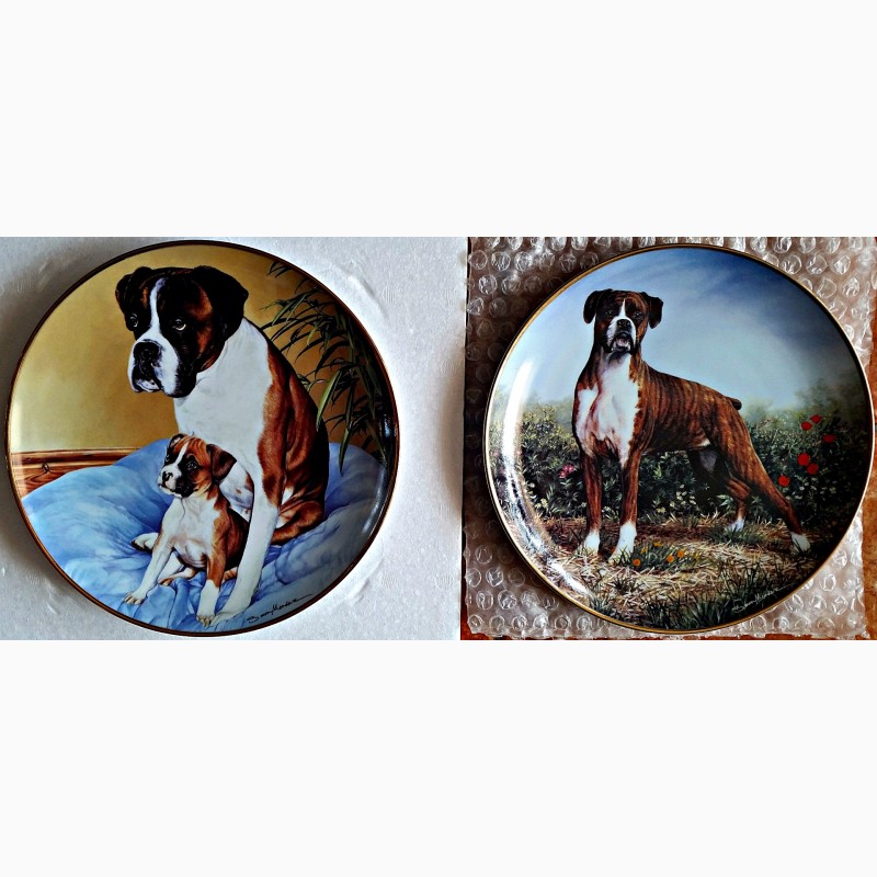 Фото 2. Продам коллекционные тарелки с разными породами собак