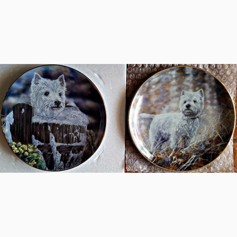 Фото 3. Продам коллекционные тарелки с разными породами собак