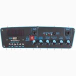 Портативная акустика на аккумуляторе DP12-02 / 160W (USB/Bluetooth/2 радиомикрофона)