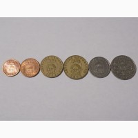 Монеты Латвии (6 штук)