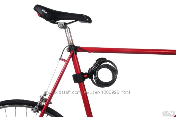 Фото 7. Тросовый кодовый противоугонный универсальный замок для велосипедов колясок санок с кодовы