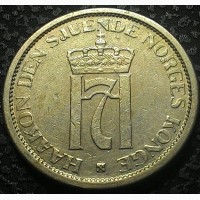Норвегия 1 крона 1951 год