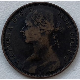 Англия 1 пенни 1893 год