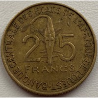 Западная Африка 25 франков 1970 год п74 СОХРАН