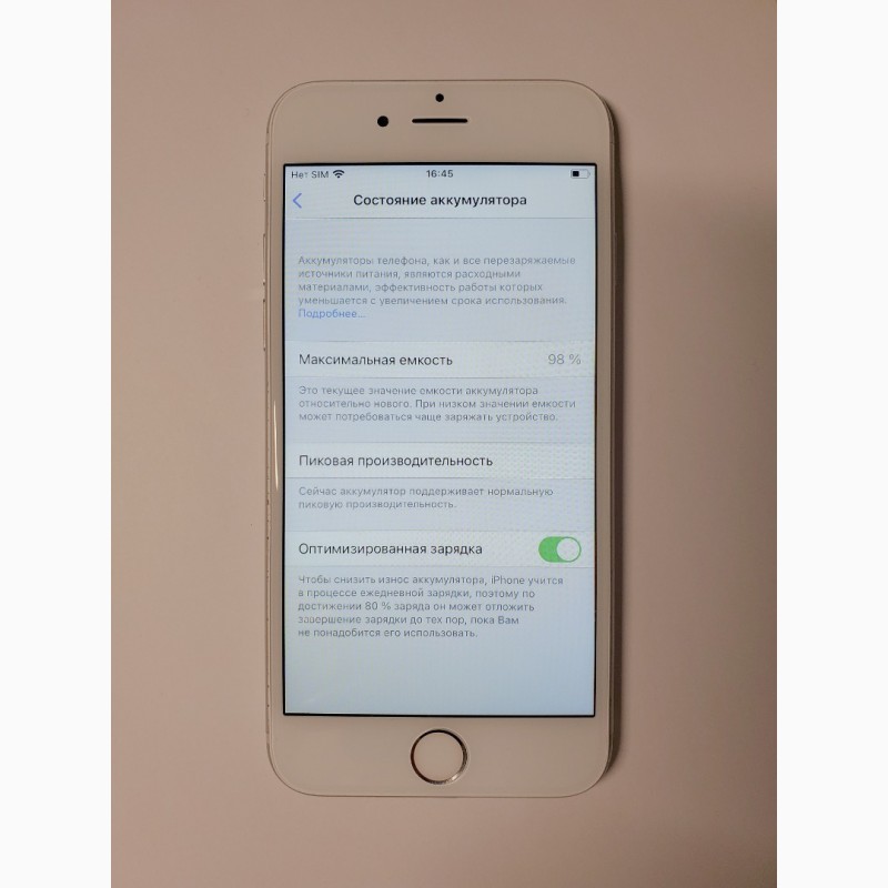 Фото 3. Продам мобильный телефон/смартфон Apple iPhone 6s 64 GB Silver