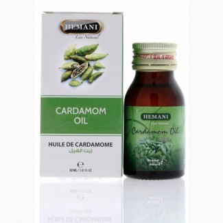 Масло кардамона Cardamom Oil 30 мл. Hemani