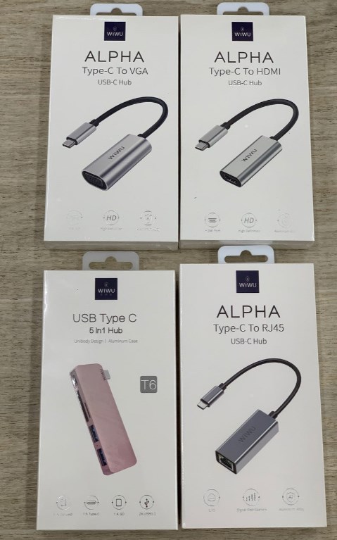 Фото 14. Переходник 6 в 1 USB Type-C Хаб Baseus Metal Gleam Series, USB-C to 3x USB 3.0 HDMI PD
