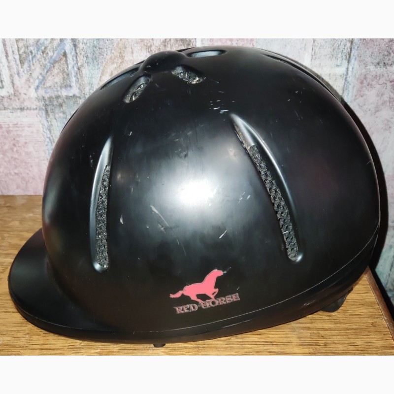 Фото 2. Детский шлем Red Horse для конного спорта, 50-54см
