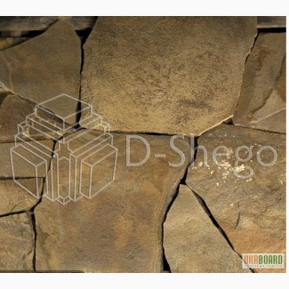 Песчаник природный натуральный камень (плитняк) Харьков купить. 10-40 мм. Коричневый.