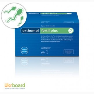 Orthomol Fertil Plus для мужчин планирующих зачать ребёнка. Ортомол фертил плюс