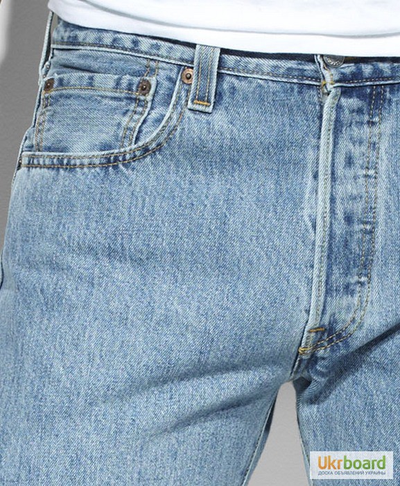 Фото 4. Джинсы Levis 501 Original Fit Jeans - Light Stonewash (США)