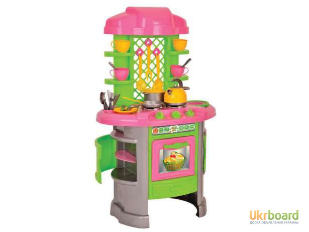 Самая высокая детская игрушечная Кухня Технок-8 для девочки недорого 0915