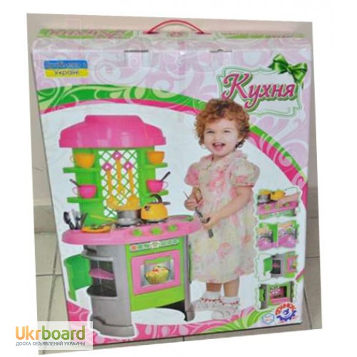 Фото 3. Самая высокая детская игрушечная Кухня Технок-8 для девочки недорого 0915