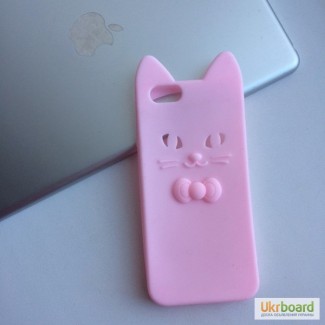 Силиконовый чехол 3D «Кошачьи ушки» для iPhone 6/6s