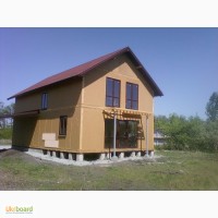 Проект Скандинавский 200 м.кв. каркасный дом из сип панелей от производителя Харьков