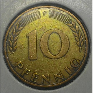 Германия 10 пфеннигов 1949 год