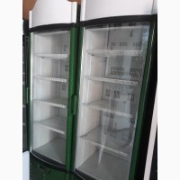 Продам шкафы холодильные б/у стекло и глухие