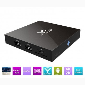 Смарт тв приставка TV Box smart X96 Android 6.0 WiFI