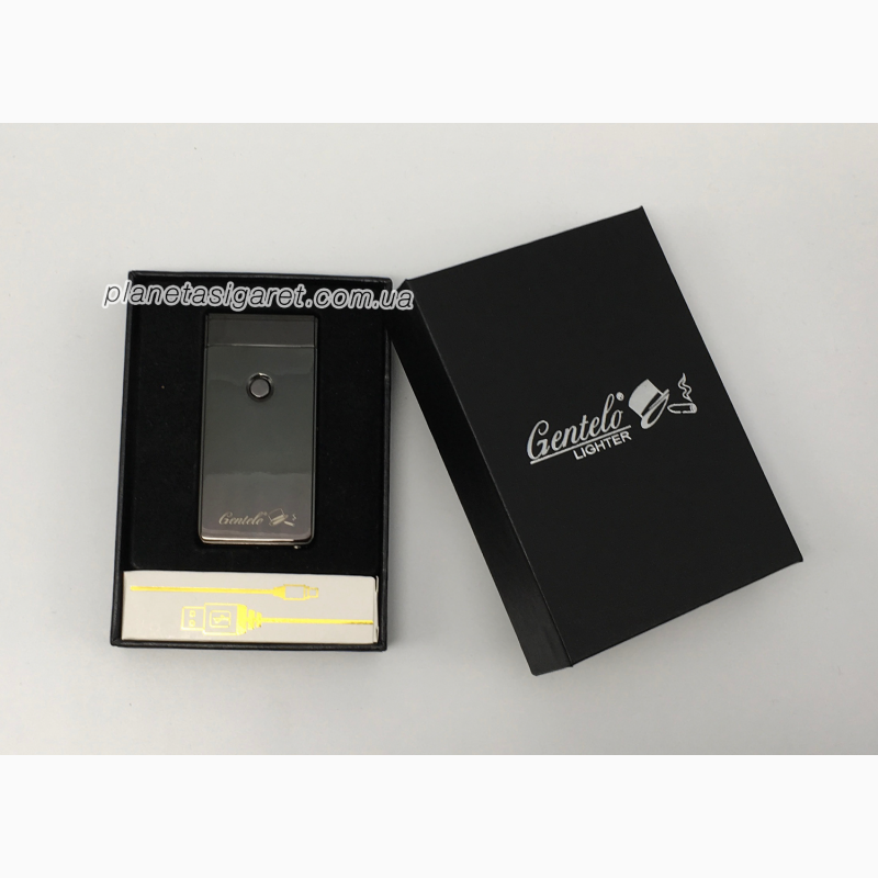 Фото 7. Плазмова електроімпульсна USB-запальничка Gentelo 2 у подарунковій коробці 4-7010