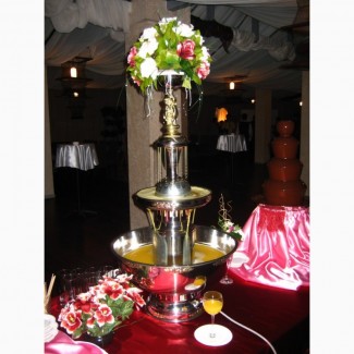 Арендовать фонтан для напитков на свадьбу в Киеве