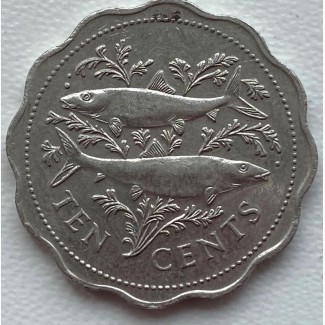 Багамы 10 центов 1998 год с519