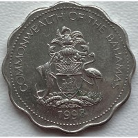 Багамы 10 центов 1998 год с519