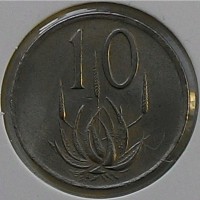 ЮАР 10 центов 1972 год ОТЛИЧНАЯ